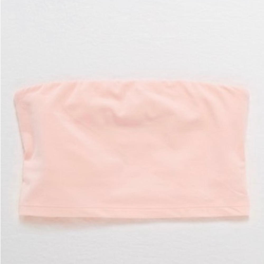 American Eagle | Powder Pink Bralette | Pink Strapless Tube Top